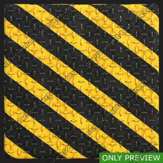 PBR Substance Material of Metal Floor Stripes Painted #2